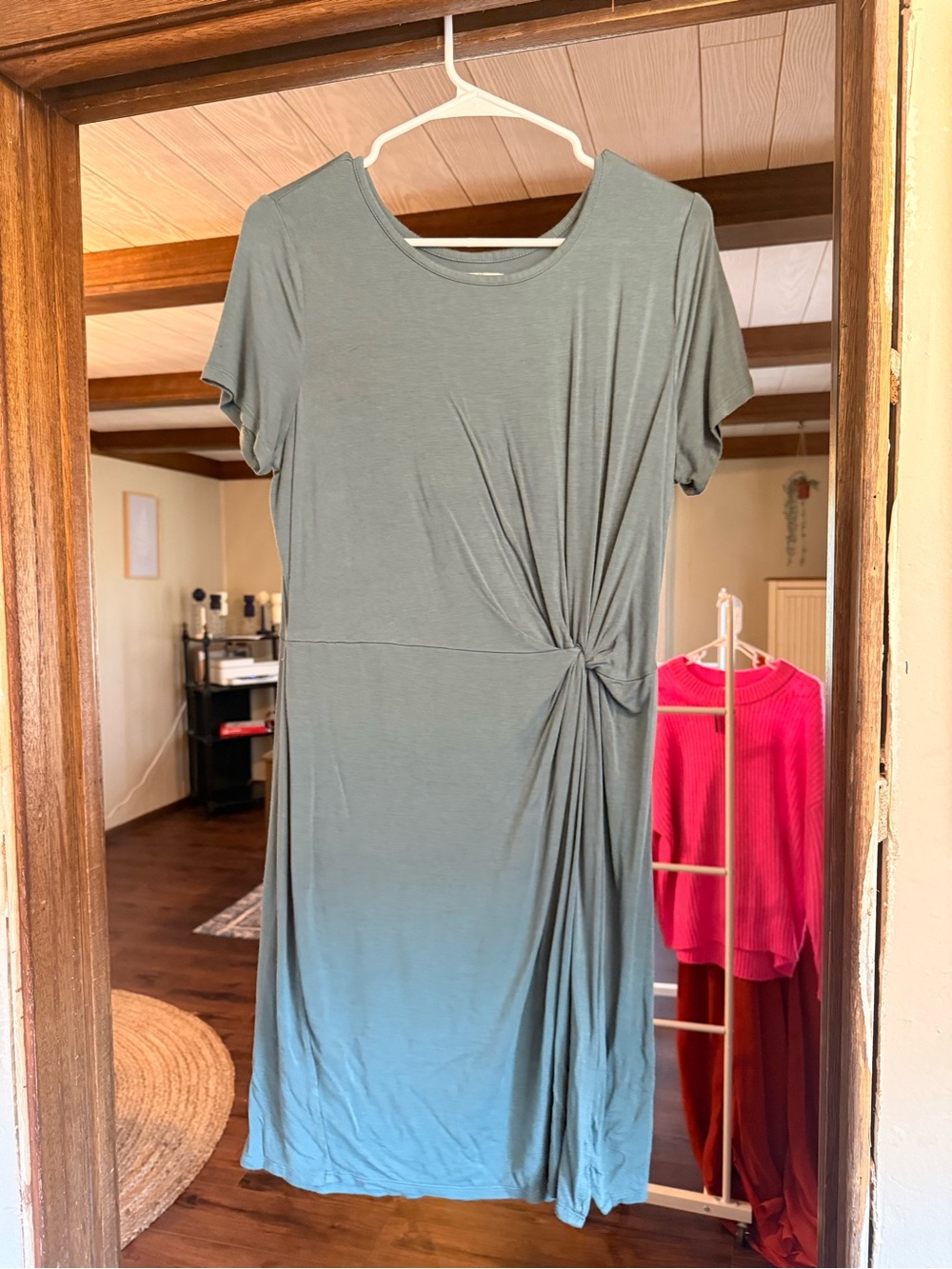 Classic Short-Sleeve Shift Dress